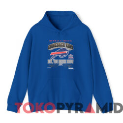 1992 Buffalo Bills Comeback Kids Hey You Never Knows T-Shirt 2 1992 Buffalo Bills Comeback Kids Hey You Never Knows T shirt Blue Hoodie