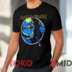 1992 Iron Maiden Fear Of The Dark T shirt Black T shirt