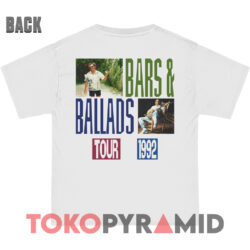 1992 Jimmy Buffett Boats Beaches Bars Ballads Tour Double Sided T shirt Back