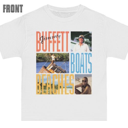 1992 Jimmy Buffett Boats Beaches Bars Ballads Tour Double Sided T shirt Front 1992 Jimmy Buffett Boats Beaches Bars Ballads Tour Double Sided T shirt Front