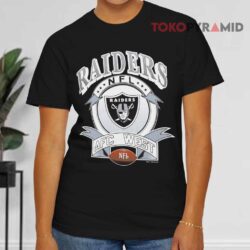 1992 Los Angeles Raiders Afc West Black T shirt