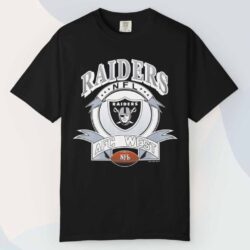1992 Los Angeles Raiders Afc West T shirt