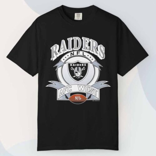1992 Los Angeles Raiders Afc West T shirt