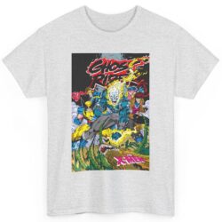 1992 Marvel Ghost Rider And X-Men Shirt Art By Jim Lee