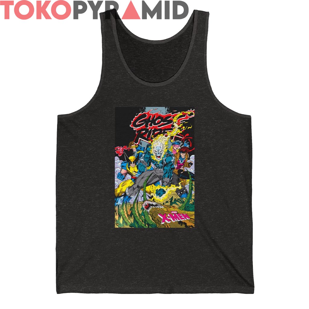 1992 Marvel Ghost Rider And X Men Shirt Art By Jim Lee 1992 Marvel Ghost Rider And X Men Shirt Art By Jim Lee