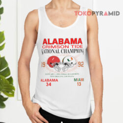 1992 National Champions Alabama Vs Miami Shirt 2 1992 National Champions Alabama Vs Miami Tank Top