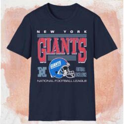 1992 New York Giants Nfl Shirt Navy T shirt