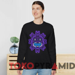 1992 Red Hot Chili Peppers Aztec Face T-shirt 2 1992 Red Hot Chili Peppers Aztec Face T shirt Black Sweatshirt