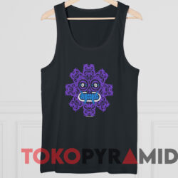 1992 Red Hot Chili Peppers Aztec Face T-shirt 4 1992 Red Hot Chili Peppers Aztec Face T shirt Black TankTop