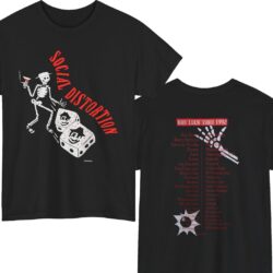 1992 Social Distortion Bad Luck Tour Shirt 2-Sided