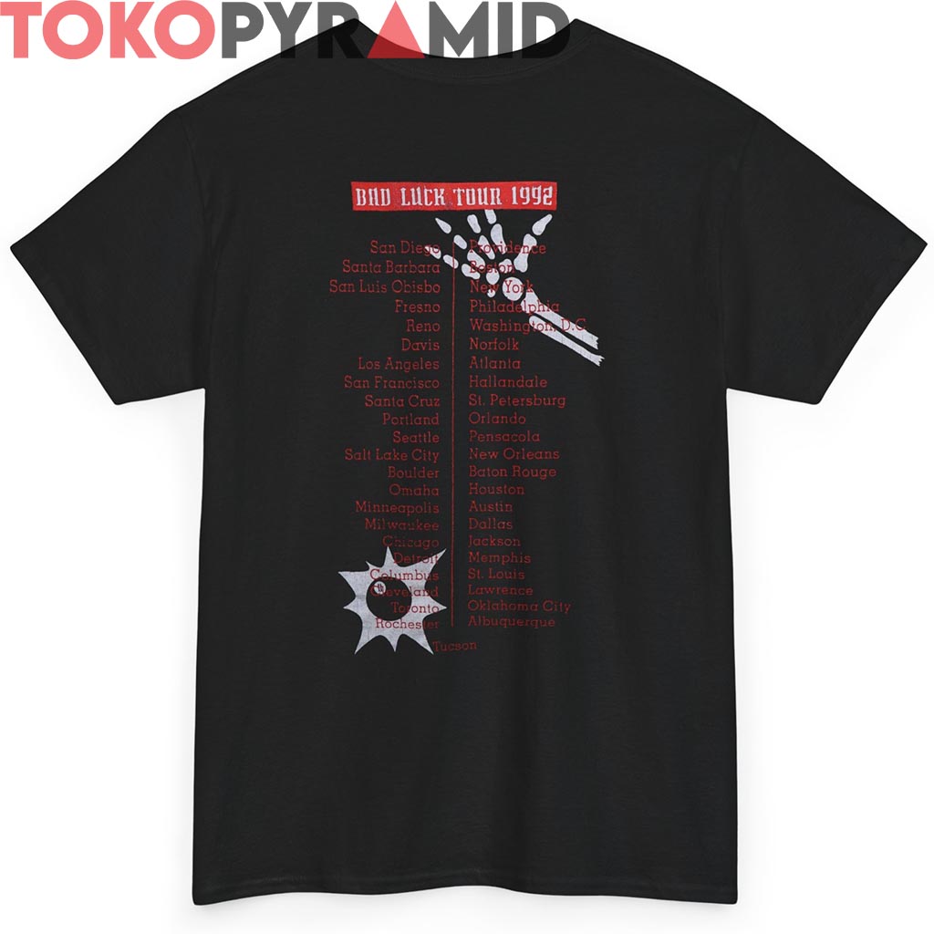 Social Distortion Bad Luck shirt, Social Distortion Bad Luck shirt,