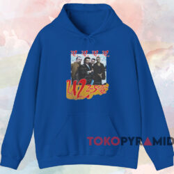 1992 U2 Zoo Station Summer Tour T shirt Blue Hoodie