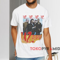 1992 U2 Zoo Station Summer Tour T shirt White T shirt