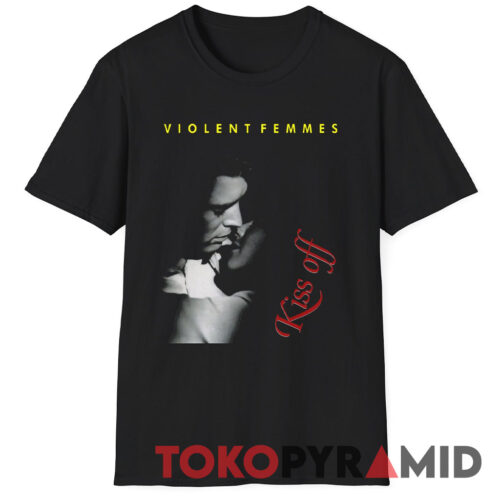 1992 Violent Femmes Kiss Off Album Cover Shirt 1992 Violent Femmes Kiss Off Album Cover Shirt