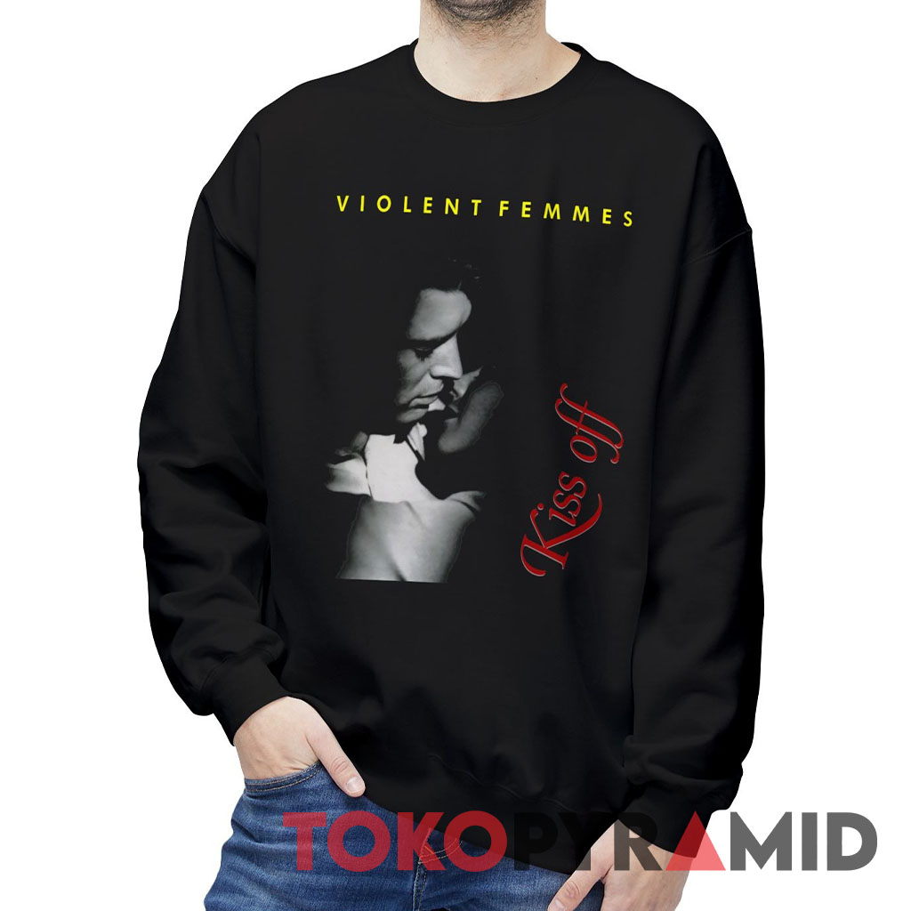 1992 Violent Femmes Kiss Off Album Cover Sweatshirt 1992 Violent Femmes Kiss Off Album Cover Sweatshirt