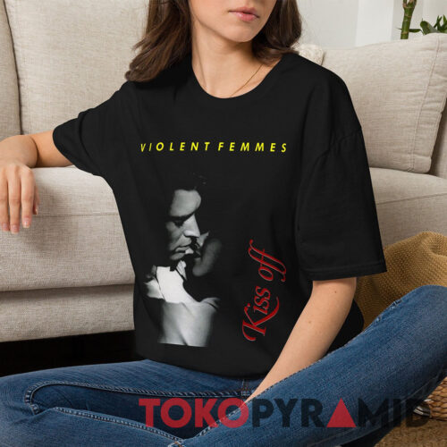 1992 Violent Femmes Kiss Off Album Cover Tee 1992 Violent Femmes Kiss Off Album Cover Tee
