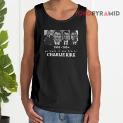 Forever In Our Hearts Charlie Kirk Shirt 2 1993 2025 Forever In Our Hearts Charlie Kirk Tank Top
