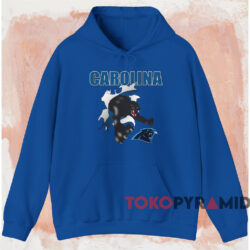 1993 Carolina Panthers Breakout T shirt Blue Hoodie