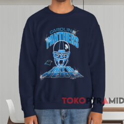 1993 Carolina Panthers They're Here T-shirt 4 1993 Carolina Panthers They're Here T shirt Navy Sweatshirt