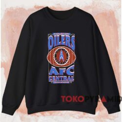 1993 Houston Oilers AFC Central Champions Shirt 3 1993 Houston Oilers Afc Central Champions Shirt Black Sweatshirt