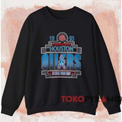 1993 Houston Oilers Afc Central Division Champs Shirt Black Sweatshirt