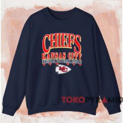 1993 Kansas City Chiefs AFC Champions Shirt 4 1993 Kansas City Chiefs Afc Champions Shirt Navy Sweatshirt