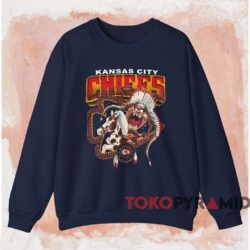 1993 Kansas City Chiefs Taz Looney Tunes Shirt 3 1993 Kansas City Chiefs Taz Looney Tunes Shirt Navy Sweatshirt
