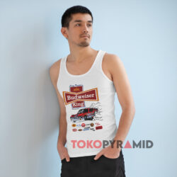 Kenny Bernstein Budweiser King Shirt 2 1993 Kenny Bernstein Budweiser King White Tank Top