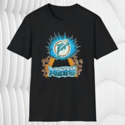 1993 Miami Dolphins Nfl Football Shirt Black T shirt