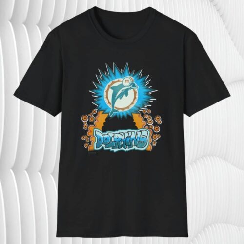1993 Miami Dolphins Nfl Football Shirt Black T shirt 1993 Miami Dolphins Nfl Football Shirt Black T shirt