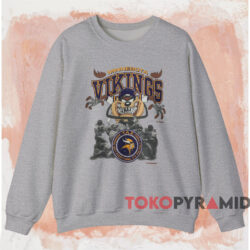 1993 Minnesota Vikings Looney Tunes Shirt 4 1993 Minnesota Vikings Looney Tunes Shirt Grey Sweatshirt