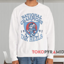 1993 North Carolina UNC Tar Heels National Champions Shirt 3 1993 North Carolina Unc Tar Heels National Champions Shirt White Sweatshirt