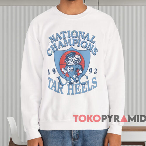 1993 North Carolina Unc Tar Heels National Champions Shirt White Sweatshirt 1993 North Carolina Unc Tar Heels National Champions Shirt White Sweatshirt