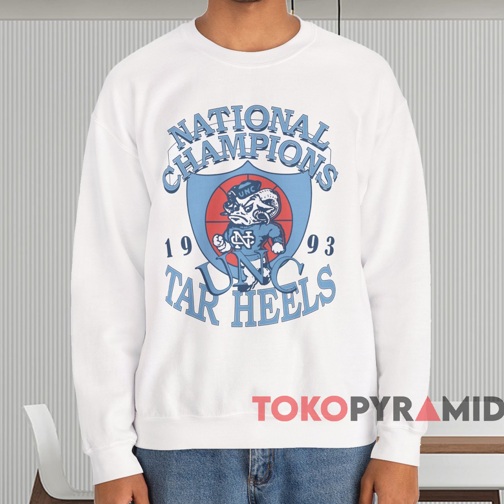 1993 North Carolina Unc Tar Heels National Champions Shirt White Sweatshirt 1993 North Carolina Unc Tar Heels National Champions Shirt White Sweatshirt