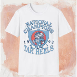 1993 North Carolina Unc Tar Heels National Champions Shirt White T shirt