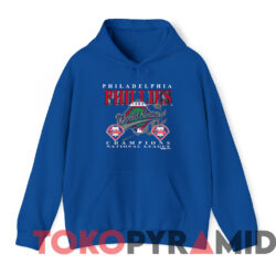 1993 Philadelphia Phillies National League Champions T shirt Blue Hoodie