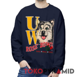 1993 UW Huskies Back To Back Rose Bowl Shirt 3 1993 UW Huskies Back To Back Rose Bowl Sweatshirt