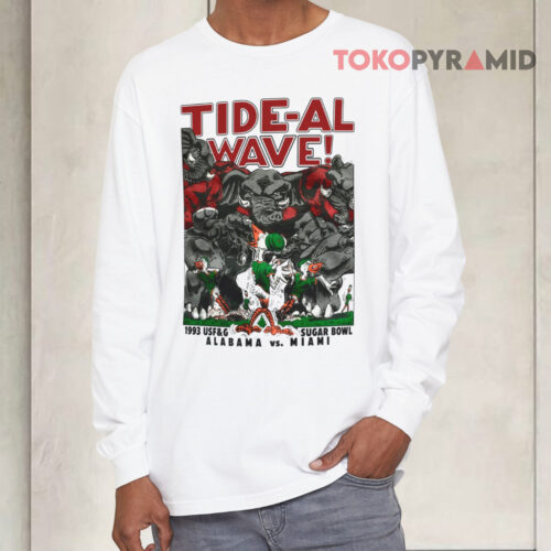 1993 Usf&g Sugar Bowl Alabama Vs Miami Long sleeved 1993 Usf&g Sugar Bowl Alabama Vs Miami Long sleeved