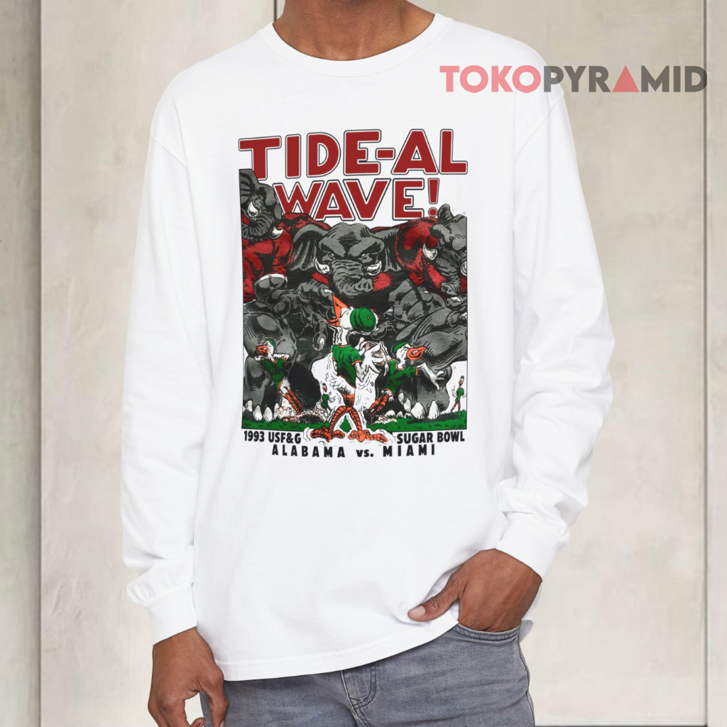 1993 Usf&g Sugar Bowl Alabama Vs Miami Long sleeved 1993 Usf&g Sugar Bowl Alabama Vs Miami Long sleeved