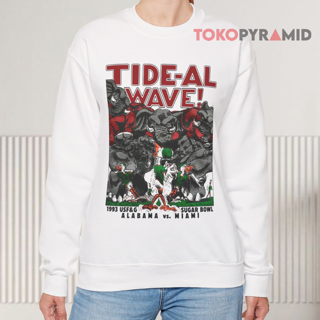 1993 Usf&g Sugar Bowl Alabama Vs Miami Sweatshirt 1993 Usf&g Sugar Bowl Alabama Vs Miami Sweatshirt