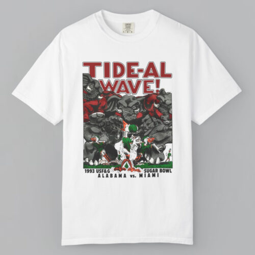 1993 Usf&g Sugar Bowl Alabama Vs Miami T shirt 1993 Usf&g Sugar Bowl Alabama Vs Miami T shirt