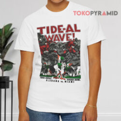 1993 Usf&g Sugar Bowl Alabama Vs Miami White T shirt