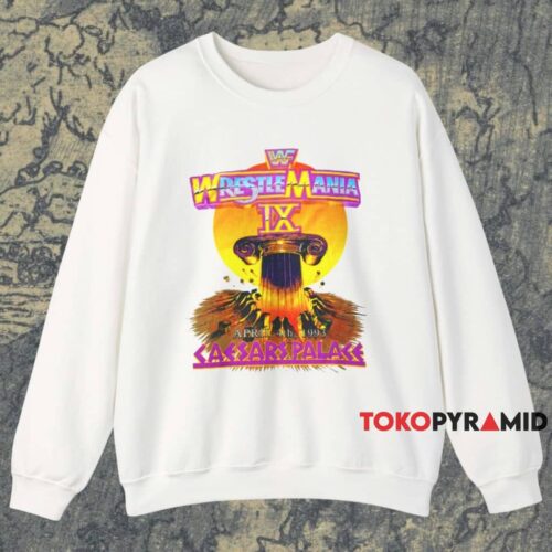 1993 Wrestlemania Ix Caesars Palace Shirt White Sweatshirt 1993 Wrestlemania Ix Caesars Palace Shirt White Sweatshirt