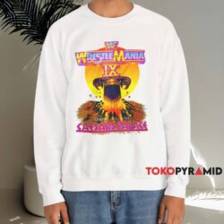 1993 WrestleMania IX Caesars Palace Shirt 3 1993 Wrestlemania Ix Caesars Palace Shirt White Sweatshirt