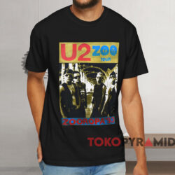1993 Zooropa U2 Zoo Tv Tour T shirt Black T shirt