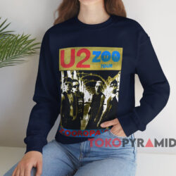 1993 Zooropa U2 Zoo TV Tour T-shirt 3 1993 Zooropa U2 Zoo Tv Tour T shirt Navy Sweatshirt
