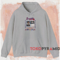 1994 Atlanta Braves David Justice Shirt 2 1994 Atlanta Braves David Justice Shirt Grey Hoodie