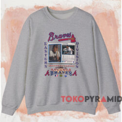 1994 Atlanta Braves David Justice Shirt 4 1994 Atlanta Braves David Justice Shirt Grey Sweatshirt