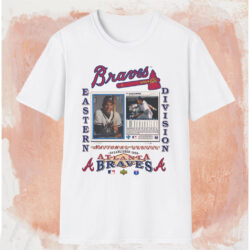 1994 Atlanta Braves David Justice Shirt White T shirt