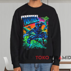 1994 Carolina Panthers Black Panther T-shirt 3 1994 Carolina Panthers Black Panther T shirt Black Sweatshirt